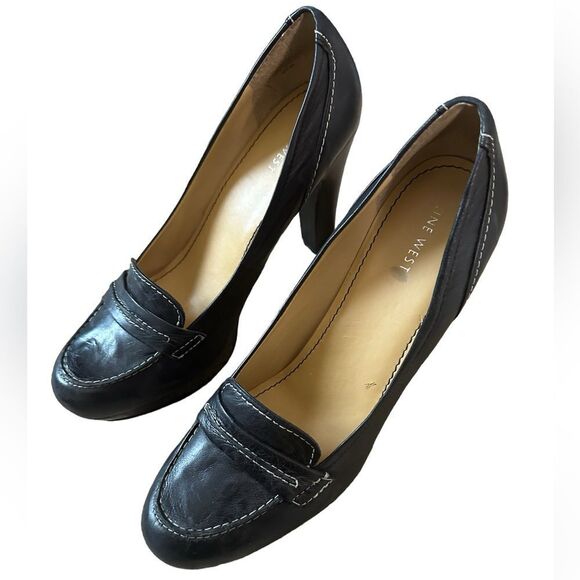 Nine West Shoes - Nine West Black Closed Toe High Heel Size 9.5